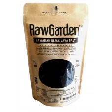 Raw Garden Black Lava Salt Coarse 2Lbs